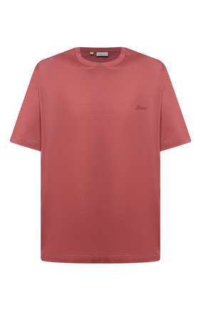 Мужская хлопковая футболка BRIONI красного цвета по цене 28800 руб., арт. UJCA0L/PZ600 | Фото 1 Мужская хлопковая футболка BRIONI красного цвета, арт. UJCA0L/PZ600 | Фото 1