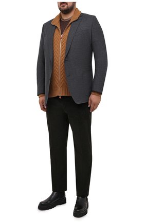 Мужской кашемировый кардиган KITON светло-коричневого цвета по цене 399500 руб., арт. UK12069/4XL-8XL | Фото 2 Мужской кашемировый кардиган KITON светло-коричневого цвета, арт. UK12069/4XL-8XL | Фото 2 (Материал внешний: Кашемир, Шерсть; Длина (для топов): Удлиненные; Рукава: Длинные; Big sizes: Big Sizes; Мужское Кросс-КТ: Кардиган-одежда; Стили: Кэжуэл; Региональные ограничения белый список (Axapta Mercury): RU)