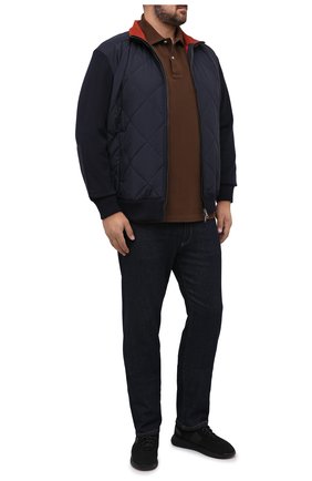 Мужское хлопковое поло POLO RALPH LAUREN коричневого цвета по цене 14150 руб., арт. 711680792/PRL BS | Фото 2 Мужское хлопковое поло POLO RALPH LAUREN коричневого цвета, арт. 711680792/PRL BS | Фото 2 (Рукава: Длинные; Материал внешний: Хлопок; Стили: Кэжуэл; Big sizes: Big Sizes; Застежка: Пуговицы; Длина (для топов): Удлиненные)