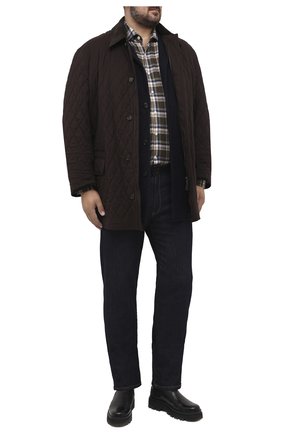 Мужская утепленная куртка BRIONI темно-коричневого цвета по цене 399500 руб., арт. SFP80L/09A20 | Фото 2 Мужская утепленная куртка BRIONI темно-коричневого цвета, арт. SFP80L/09A20 | Фото 2