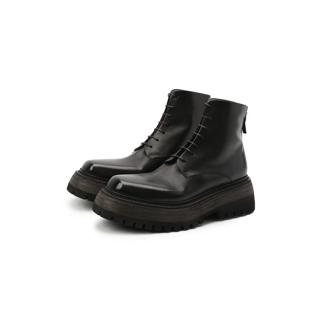 Кожаные ботинки Marsell MM4088/PELLE VITELL0