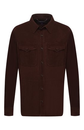 Мужская замшевая рубашка RALPH LAUREN темно-коричневого цвета по цене 237000 руб., арт. 790654923 | Фото 1 Мужская замшевая рубашка RALPH LAUREN темно-коричневого цвета, арт. 790654923 | Фото 1