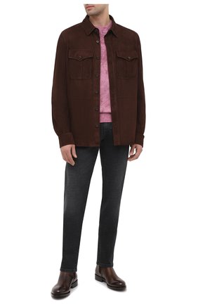 Мужская замшевая рубашка RALPH LAUREN темно-коричневого цвета по цене 237000 руб., арт. 790654923 | Фото 2 Мужская замшевая рубашка RALPH LAUREN темно-коричневого цвета, арт. 790654923 | Фото 2