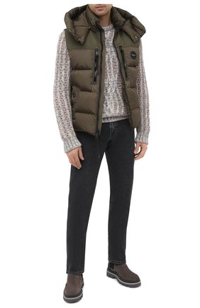 Мужской пуховый жилет rlx RALPH LAUREN темно-зеленого цвета по цене 81900 руб., арт. 784825217 | Фото 2 Мужской пуховый жилет rlx RALPH LAUREN темно-зеленого цвета, арт. 784825217 | Фото 2