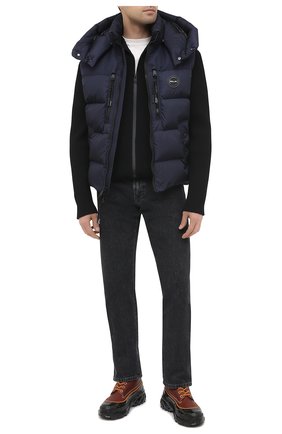 Мужской пуховый жилет rlx RALPH LAUREN темно-синего цвета по цене 81900 руб., арт. 784825217 | Фото 2 Мужской пуховый жилет rlx RALPH LAUREN темно-синего цвета, арт. 784825217 | Фото 2