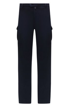 Мужские брюки-карго из хлопка и кашемира KITON темно-синего цвета, арт. UFPPCAJ02T42/42-52 | Фото 1 (Длина (брюки, джинсы): Стандартные; Материал внешний: Хлопок; Big sizes: Big Sizes; Силуэт М (брюки): Карго; Случай: Повседневный; Стили: Кэжуэл; Региональные ограничения белый список (Axapta Mercury): RU)