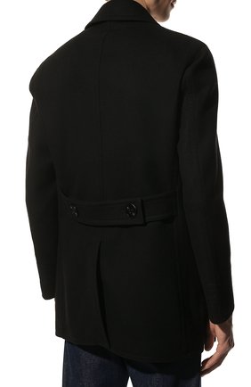 Мужской шерстяной бушлат TOM FORD черного цвета, арт. BV048/TF0715 | Фото 4 (Материал внешний: Шерсть; Рукава: Длинные; Региональные ограничения белый список (Axapta Mercury): RU; Стили: Классический; Мужское Кросс-КТ: Верхняя одежда, пальто-верхняя одежда; Длина (верхняя одежда): Короткие; Материал подклада: Купро)