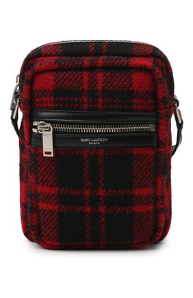 Мужская текстильная сумка sid SAINT LAURENT красного цвета по цене 62650 руб., арт. 581700/GKP7E | Фото 1 Мужская текстильная сумка sid SAINT LAURENT красного цвета, арт. 581700/GKP7E | Фото 1