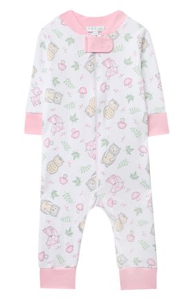Детский хлопковый комбинезон MAGNOLIA BABY розового цвета по цене 4130 руб., арт. 562-ZP-PK | Фото 1 Детский хлопковый комбинезон MAGNOLIA BABY розового цвета, арт. 562-ZP-PK | Фото 1