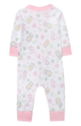 Детский хлопковый комбинезон MAGNOLIA BABY розового цвета по цене 4130 руб., арт. 562-ZP-PK | Фото 2 Детский хлопковый комбинезон MAGNOLIA BABY розового цвета, арт. 562-ZP-PK | Фото 2