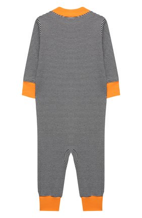 Детский хлопковый комбинезон MAGNOLIA BABY темно-синего цвета по цене 4130 руб., арт. 835A-ZP-NV | Фото 2 Детский хлопковый комбинезон MAGNOLIA BABY темно-синего цвета, арт. 835A-ZP-NV | Фото 2