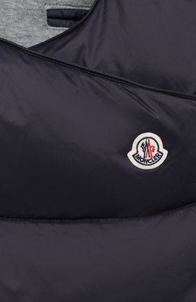 Детский пуховый конверт MONCLER темно-синего цвета по цене 34300 руб., арт. F2-951-1G505-00-53079 | Фото 3 Детский пуховый конверт MONCLER темно-синего цвета, арт. F2-951-1G505-00-53079 | Фото 3