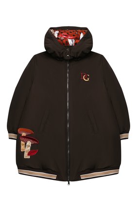 Детское пуховое пальто DOLCE & GABBANA коричневого цвета по цене 64150 руб., арт. L5JBC1/FUMZI/8-14 | Фото 1 Детское пуховое пальто DOLCE & GABBANA коричневого цвета, арт. L5JBC1/FUMZI/8-14 | Фото 1