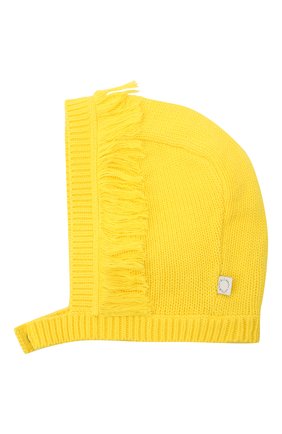 Детского хлопковая шапка STELLA MCCARTNEY желтого цвета, арт. 601001/SPM37 | Фото 1 (Материал: Текстиль, Хлопок)