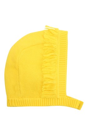 Детского хлопковая шапка STELLA MCCARTNEY желтого цвета, арт. 601001/SPM37 | Фото 2 (Материал: Хлопок, Текстиль)