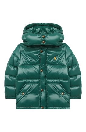 Детский пуховая куртка RALPH LAUREN зеленого цвета по цене 16150 руб., арт. 321795538 | Фото 1 Детский пуховая куртка RALPH LAUREN зеленого цвета, арт. 321795538 | Фото 1