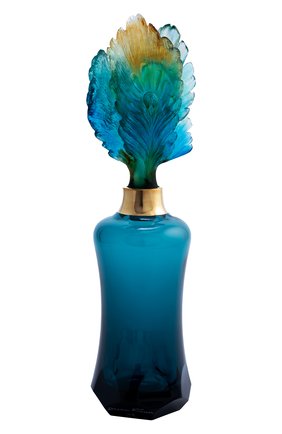 Флакон для духов fleur de paon prestige DAUM синего цвета, арт. 05700 | Фото 1 (Ограничения доставки: fragile-2)