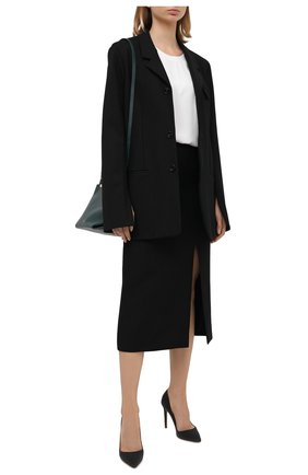 Женская шелковая блузка GIORGIO ARMANI белого цвета по цене 108000 руб., арт. 0WHCCZ04/TZ610 | Фото 2 Женская шелковая блузка GIORGIO ARMANI белого цвета, арт. 0WHCCZ04/TZ610 | Фото 2
