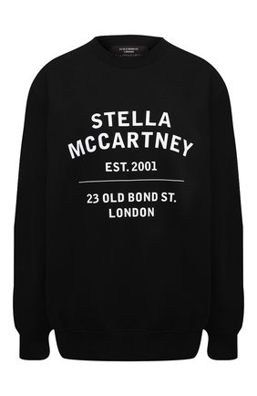 Женская хлопковый свитшот STELLA MCCARTNEY черного цвета по цене 42250 руб., арт. 601847/SMP83 | Фото 1 Женская хлопковый свитшот STELLA MCCARTNEY черного цвета, арт. 601847/SMP83 | Фото 1