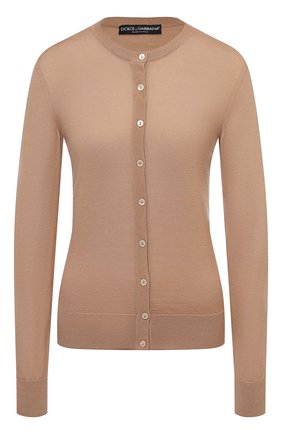 Женский кашемировый кардиган DOLCE & GABBANA бежевого цвета по цене 75850 руб., арт. FX825T/JAW3F | Фото 1 Женский кашемировый кардиган DOLCE & GABBANA бежевого цвета, арт. FX825T/JAW3F | Фото 1 (Рукава: Длинные; Материал внешний: Шерсть, Кашемир; Длина (для топов): Стандартные; Женское Кросс-КТ: кардиган-трикотаж; Стили: Гламурный)