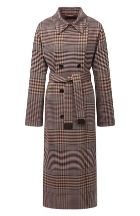 Женское шерстяное пальто LORO PIANA коричневого цвета по цене 460500 руб., арт. FAL2994 | Фото 1