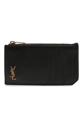 Мужской кожаный футляр для кредитных карт SAINT LAURENT черного цвета по цене 26650 руб., арт. 629899/02G0W | Фото 1 Мужской кожаный футляр для кредитных карт SAINT LAURENT черного цвета, арт. 629899/02G0W | Фото 1