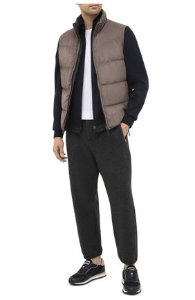 Мужской толстовка ERMENEGILDO ZEGNA темно-синего цвета по цене 99500 руб., арт. UV554/815R | Фото 2 Мужской толстовка ERMENEGILDO ZEGNA темно-синего цвета, арт. UV554/815R | Фото 2