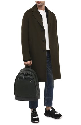 Мужской комбинированный рюкзак TOD’S хаки цвета по цене 139500 руб., арт. XBMTRVG04000YW | Фото 2 Мужской комбинированный рюкзак TOD’S хаки цвета, арт. XBMTRVG04000YW | Фото 2
