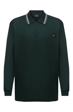 Мужское хлопковое поло PAUL&SHARK зеленого цвета по цене 29850 руб., арт. A20P1751/C00/3XL-6XL | Фото 1 Мужское хлопковое поло PAUL&SHARK зеленого цвета, арт. A20P1751/C00/3XL-6XL | Фото 1