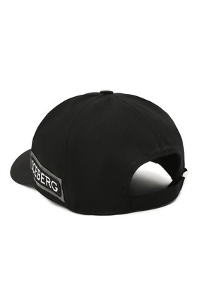 Мужской хлопковая бейсболка ICEBERG черного цвета по цене 12350 руб., арт. 20I I1P1/7104/6920 | Фото 2 Мужской хлопковая бейсболка ICEBERG черного цвета, арт. 20I I1P1/7104/6920 | Фото 2