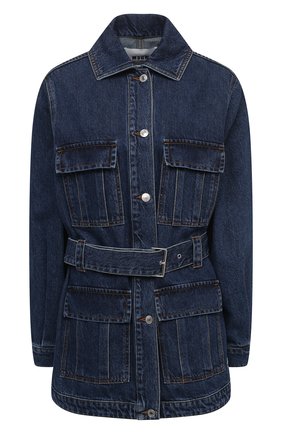 Женская джинсовая куртка MSGM синего цвета по цене 46150 руб., арт. 2941MDH49L 207729 | Фото 1 Женская джинсовая куртка MSGM синего цвета, арт. 2941MDH49L 207729 | Фото 1