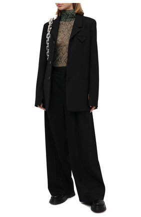 Женская водолазка DRIES VAN NOTEN зеленого цвета по цене 37250 руб., арт. 202-11147-1201 | Фото 2 Женская водолазка DRIES VAN NOTEN зеленого цвета, арт. 202-11147-1201 | Фото 2