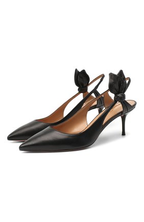 Женская кожаные туфли drew 60 AQUAZZURA черного цвета по цене 49950 руб., арт. DRWMIDP0-NAP-000 | Фото 1 Женская кожаные туфли drew 60 AQUAZZURA черного цвета, арт. DRWMIDP0-NAP-000 | Фото 1