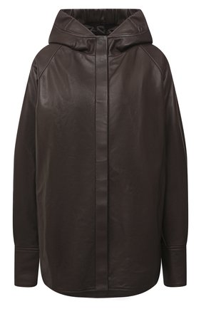 Женская кожаная куртка DROME коричневого цвета по цене 118500 руб., арт. DPD3085/D1098 | Фото 1 Женская кожаная куртка DROME коричневого цвета, арт. DPD3085/D1098 | Фото 1 (Рукава: Длинные; Материал подклада: Вискоза; Женское Кросс-КТ: Замша и кожа; Стили: Кэжуэл; Кросс-КТ: Куртка; Длина (верхняя одежда): До середины бедра)