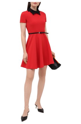 Женское платье ERMANNO ERMANNO SCERVINO красного цвета по цене 53750 руб., арт. 47T AB57 CRE | Фото 2 Женское платье ERMANNO ERMANNO SCERVINO красного цвета, арт. 47T AB57 CRE | Фото 2