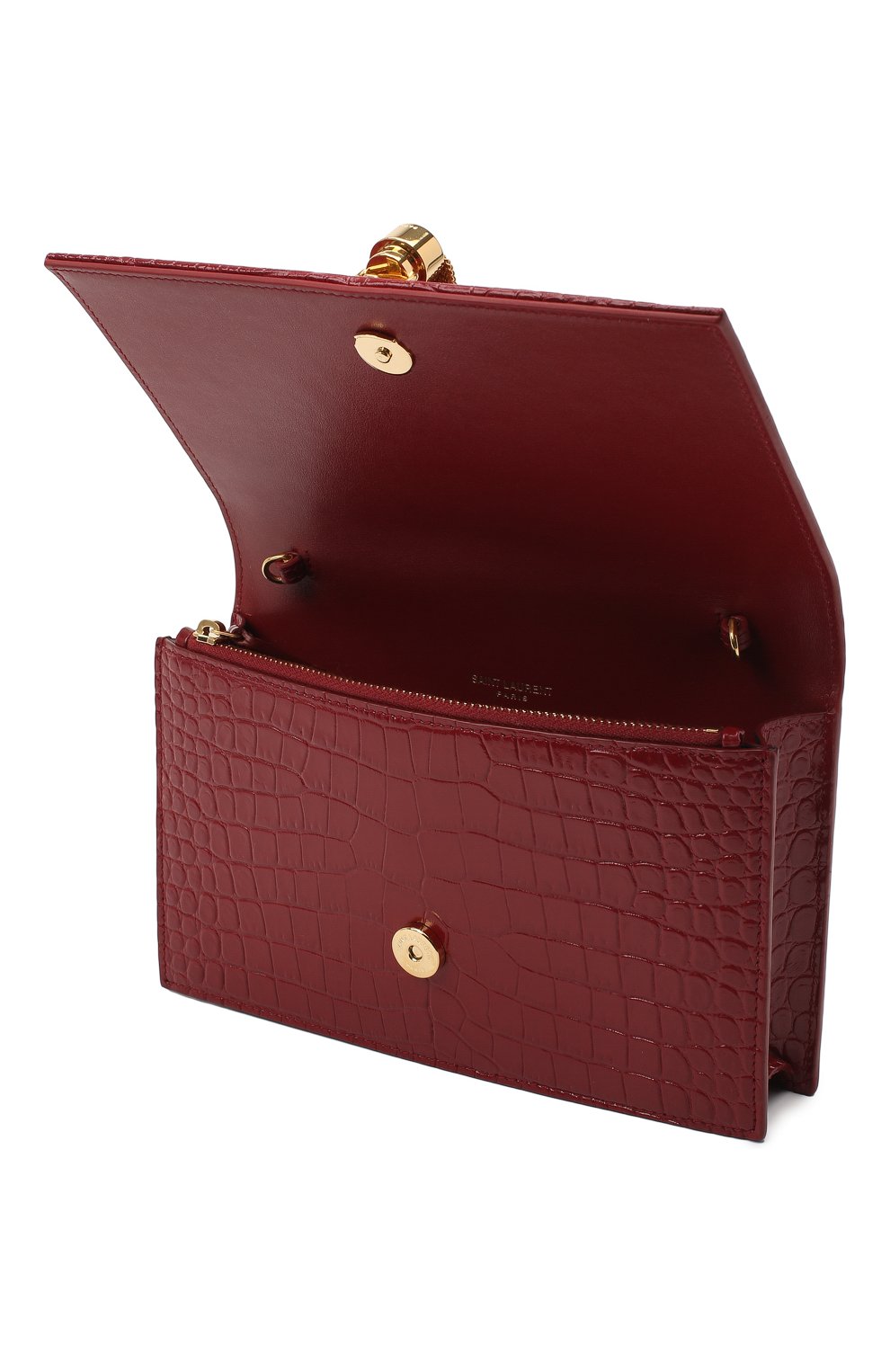 Женская красная сумка monogram kate small SAINT LAURENT купить в ...