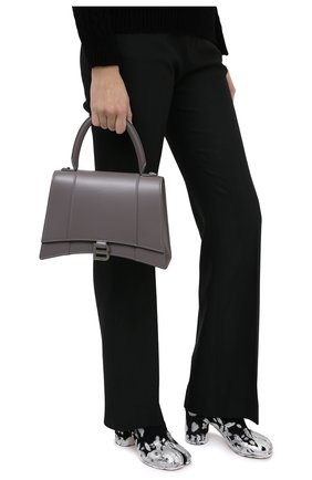 Женская сумка hourglass BALENCIAGA серого цвета по цене 154500 руб., арт. 619668/1QJ4Y | Фото 2 Женская сумка hourglass BALENCIAGA серого цвета, арт. 619668/1QJ4Y | Фото 2
