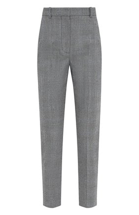 Женские шерстяные брюки ALEXANDER MCQUEEN серого цвета по цене 77950 руб., арт. 631986/QJABH | Фото 1 Женские шерстяные брюки ALEXANDER MCQUEEN серого цвета, арт. 631986/QJABH | Фото 1
