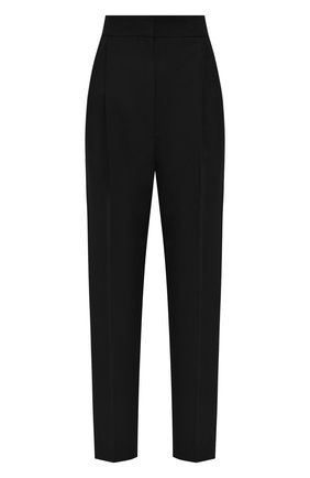 Женские шерстяные брюки ALEXANDER MCQUEEN черного цвета по цене 69950 руб., арт. 629060/QJAAC | Фото 1 Женские шерстяные брюки ALEXANDER MCQUEEN черного цвета, арт. 629060/QJAAC | Фото 1