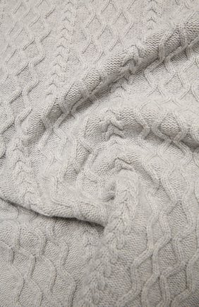 Детского шерстяное одеяло BABY T серого цвета, арт. 20AI162C0 | Фото 3 (Материал: Текстиль, Шерсть)