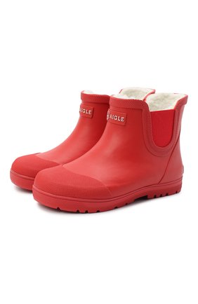 Детские резиновые сапоги AIGLE красного цвета по цене 4930 руб., арт. R10933/CHELSEA KID | Фото 1 Детские резиновые сапоги AIGLE красного цвета, арт. R10933/CHELSEA KID | Фото 1