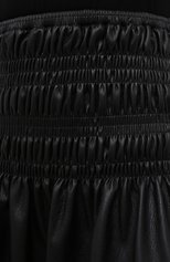Женская юбка SELF-PORTRAIT черного цвета, арт. AW20-069S | Фото 5 (Длина Ж (юбки, платья, шорты): Мини; Материал внешний: Синтетический материал, Экокожа; Женское Кросс-КТ: Юбка-одежда; Кросс-КТ: экокожа; Материал подклада: Синтетический материал)