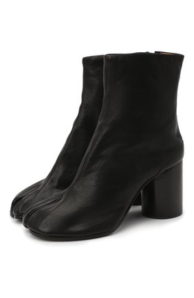 Женские кожаные ботильоны tabi MAISON MARGIELA черного цвета по цене 68700 руб., арт. S58WU0260/P3753 | Фото 1 Женские кожаные ботильоны tabi MAISON MARGIELA черного цвета, арт. S58WU0260/P3753 | Фото 1