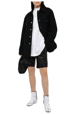Женские кожаные ботильоны MAISON MARGIELA белого цвета по цене 79950 руб., арт. S58WU0273/P3838 | Фото 2 Женские кожаные ботильоны MAISON MARGIELA белого цвета, арт. S58WU0273/P3838 | Фото 2