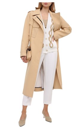 Женский шерстяной кардиган ALEXANDER MCQUEEN белого цвета по цене 241000 руб., арт. 633676/Q1AQA | Фото 2 Женский шерстяной кардиган ALEXANDER MCQUEEN белого цвета, арт. 633676/Q1AQA | Фото 2
