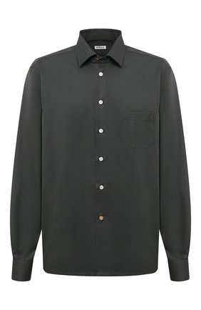 Мужская хлопковая рубашка KITON хаки цвета по цене 89100 руб., арт. UMCNERH0740907/45-50 | Фото 1 Мужская хлопковая рубашка KITON хаки цвета, арт. UMCNERH0740907/45-50 | Фото 1 (Материал внешний: Хлопок; Рукава: Длинные; Длина (для топов): Стандартные; Случай: Повседневный; Рубашки М: Regular Fit; Big sizes: Big Sizes; Стили: Кэжуэл; Воротник: Кент; Манжеты: На пуговицах; Принт: Однотонные; Мужское Кросс-КТ: Рубашка-одежда; Региональные ограничения белый список (Axapta Mercury): RU)