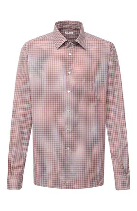 Мужская хлопковая рубашка KITON красного цвета по цене 58050 руб., арт. UMCNERCH0747109/45-50 | Фото 1 Мужская хлопковая рубашка KITON красного цвета, арт. UMCNERCH0747109/45-50 | Фото 1