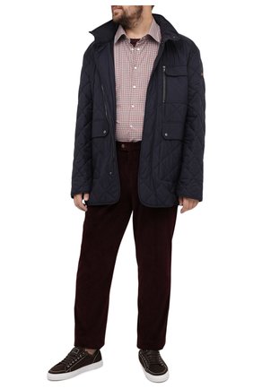 Мужская хлопковая рубашка KITON красного цвета по цене 58050 руб., арт. UMCNERCH0747109/45-50 | Фото 2 Мужская хлопковая рубашка KITON красного цвета, арт. UMCNERCH0747109/45-50 | Фото 2