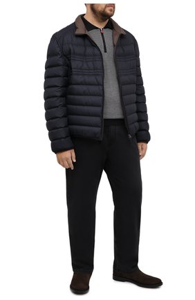 Мужское поло из кашемира и шелка KITON черного цвета по цене 236000 руб., арт. UK1106/4XL-8XL | Фото 2 Мужское поло из кашемира и шелка KITON черного цвета, арт. UK1106/4XL-8XL | Фото 2