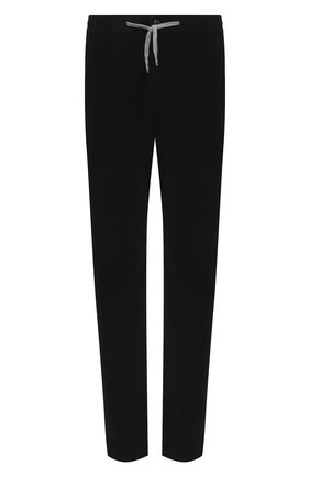 Мужские хлопковые брюки MARCO PESCAROLO черного цвета, арт. CARACCI0L0/4219 | Фото 1 (Материал внешний: Хлопок; Длина (брюки, джинсы): Стандартные; Случай: Повседневный; Big sizes: Big Sizes; Стили: Кэжуэл)
